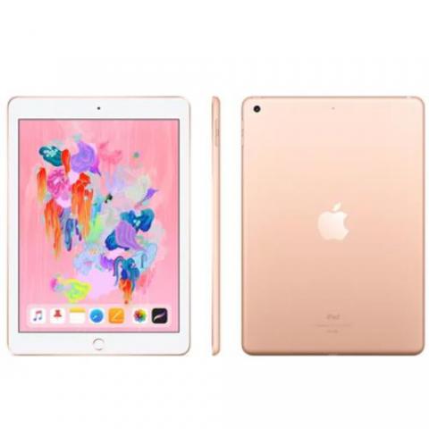 Apple iPad 平板电脑 2018年款9.7英寸（128G WLAN版/A10 芯片/Touch ID MRJP2CH/A）金色